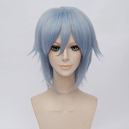 Cosplay Wig 30CM �ϔM idolish7 �l�t�� ��� ���܂� ���C�g�u���[ �R�X�v�� �E�B�b�O