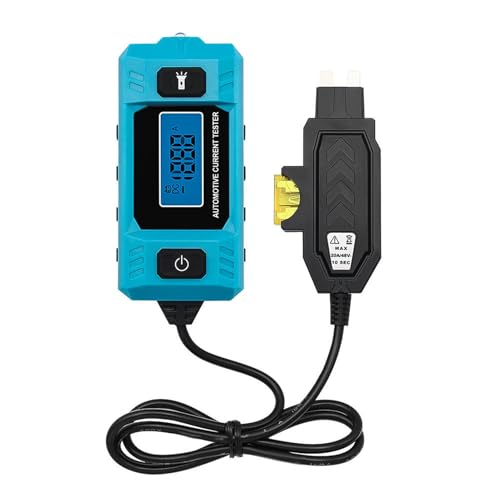 Probador de corriente de 20A Jeffergarden con pantalla LCD para diagnóstico de circuitos