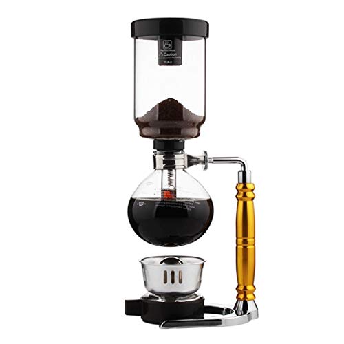Iiloens Home Coffee Maker Pot Resistente Resistente al Calore in Vetro Macchina per caffè Filtro Percolatori da caffè
