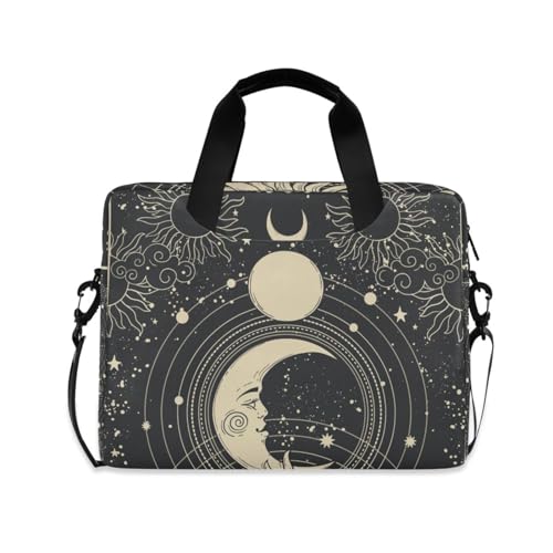 Goth Astrology Tarot Laptop Case 15.6 inch Computer Bag Waterproof Laptop Briefcase Laptop Bag for Women & Men