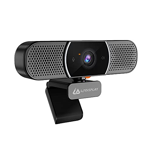 Image of 3 in 1 Webcam with Microphone and Speaker for Desktop 1080p PC Camera USB2.0 HD Video Conferencing Camera with Noise Reduction Microphone and Privacy Cover for PC Zoom Meeting Skype