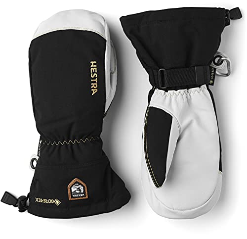 Hestra Waterproof Ski Gloves: Mens And Womens Army Leather Gore-Tex Cold Weather Mittens, Black, 7 #TOP1