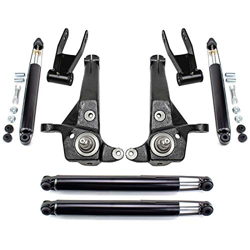 4" Lift Kit For 2001-2011 Ford Ranger Edge 2WD Torsion Bar suspension with Shocks by TSS