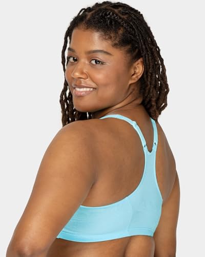 Image of Fruit of the Loom Women's Adjustable Shirred Front Racerback Sports Bra Multi Packs!