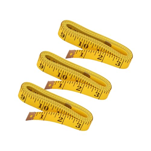 3 cintas métricas flexibles 300cm doble escala miniatura 1