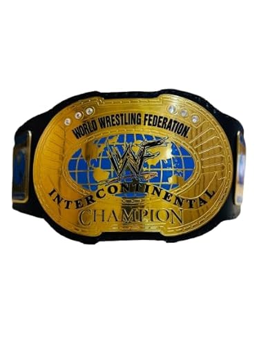 Generic Intercontinental Championship OLD Wrestling Replica Title Belt 2mm Brass Adult Size