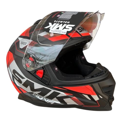 Image of SMK NOVA Track Full Face Helmet, ISI DOT ECE 22.06 Certified
