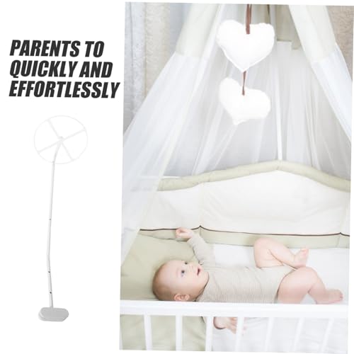 Support moustiquaire berceau anti-chute pour protéger le sommeil de bébé - 7
