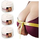 Brustvergrößerungscreme, Brustvergrößerungscreme, Brustvergrößerungscreme, Brustpflege, Massagecreme, Hüft-, Gesäßstraffende Lifting-Creme, Brust-Aufpolsterungscreme für Frauen (3 Stück)