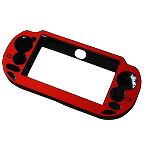 Daytwork Aluminium Metall Schutzhülle - Hardcase Abdeckung Dauerhaft für Playstation PS Vita 1000 PSV Orange Cover
