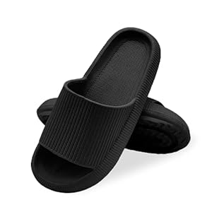 Cloud Slippers Slides Slippers Womens And Mens Comfort Thicken Sole EVA Non Slip Sandals For Bathroom Indoor&Outdoor