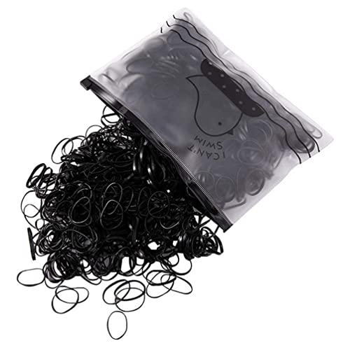 1000 Stück Mini Gummibänder Mädchen Elastische Flechthaarbänder Pferdeschwanzhalter für Kinderhaar, Hochzeitsfrisur, Kleine Dreadlocks von SamHeng Cover