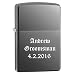 Gifts Infinity® Groomsman Gift Personalized Black Ice Zippo LIGHTER - Free Laser Engraving
