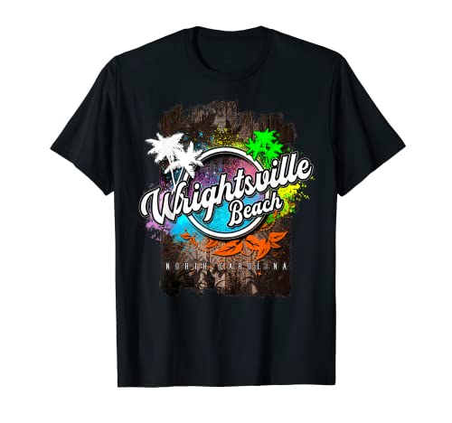 Epic Fun NC Surfer Vacaciones Surf Vintage Wrightsville Beach Camiseta
