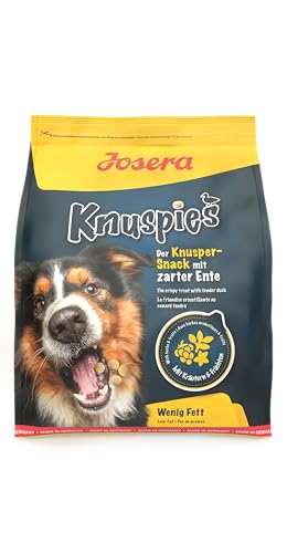 JOSERA Knuspies mit Ente schmackhafte Hundeleckerlis mit geringem Fettgehalt, 1er Pack (1 x 900 g)