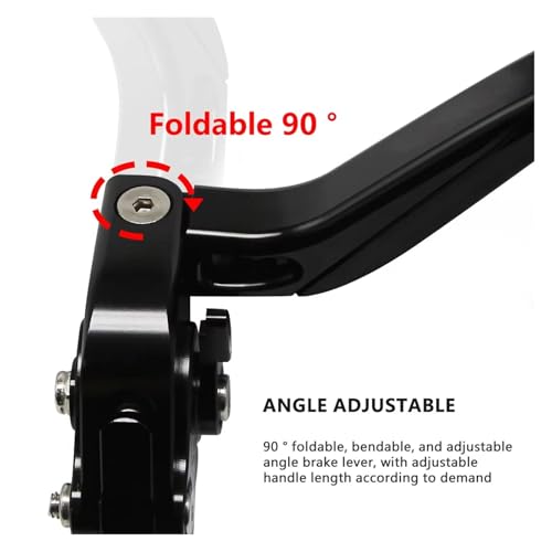 Levier d'embrayage de précision en aluminium pour Kawasaki ER-6F 2020 - 3