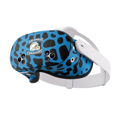 Autocollant Los Angeles Chargers Meta Quest 3S pour personnaliser vos soirées NFL VR