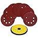 5-Inch 8-Hole Hook and Loop Random Orbit Sander Pad Replaces Black & Decker OE # 380278-00 for RO 100 Sander with 70pcs 5-Inch 8-Hole Hook and Loop Sanding Discs