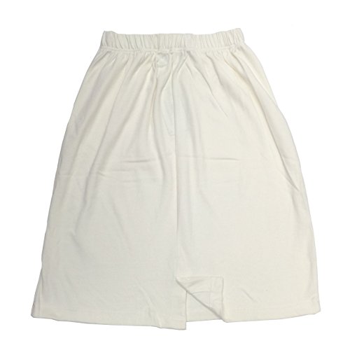 Women's Fashion Classics Elastic Waist Straight Skirt Knee Length (M, 6503-Ivory)3