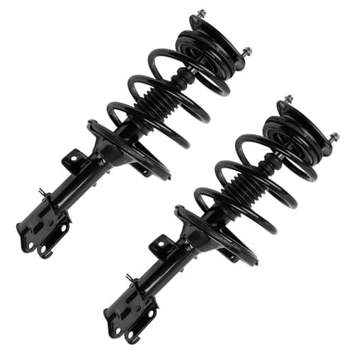 Image of Detroit Axle - 8pc Struts Suspension Kit for Hyundai 2007-2012 Veracruz, 2 Front Struts with Coil Springs 2 Rear Shock Absorbers 4 Front Rear Sway Bar End Links 2008 2009 2010 2011 Replacement