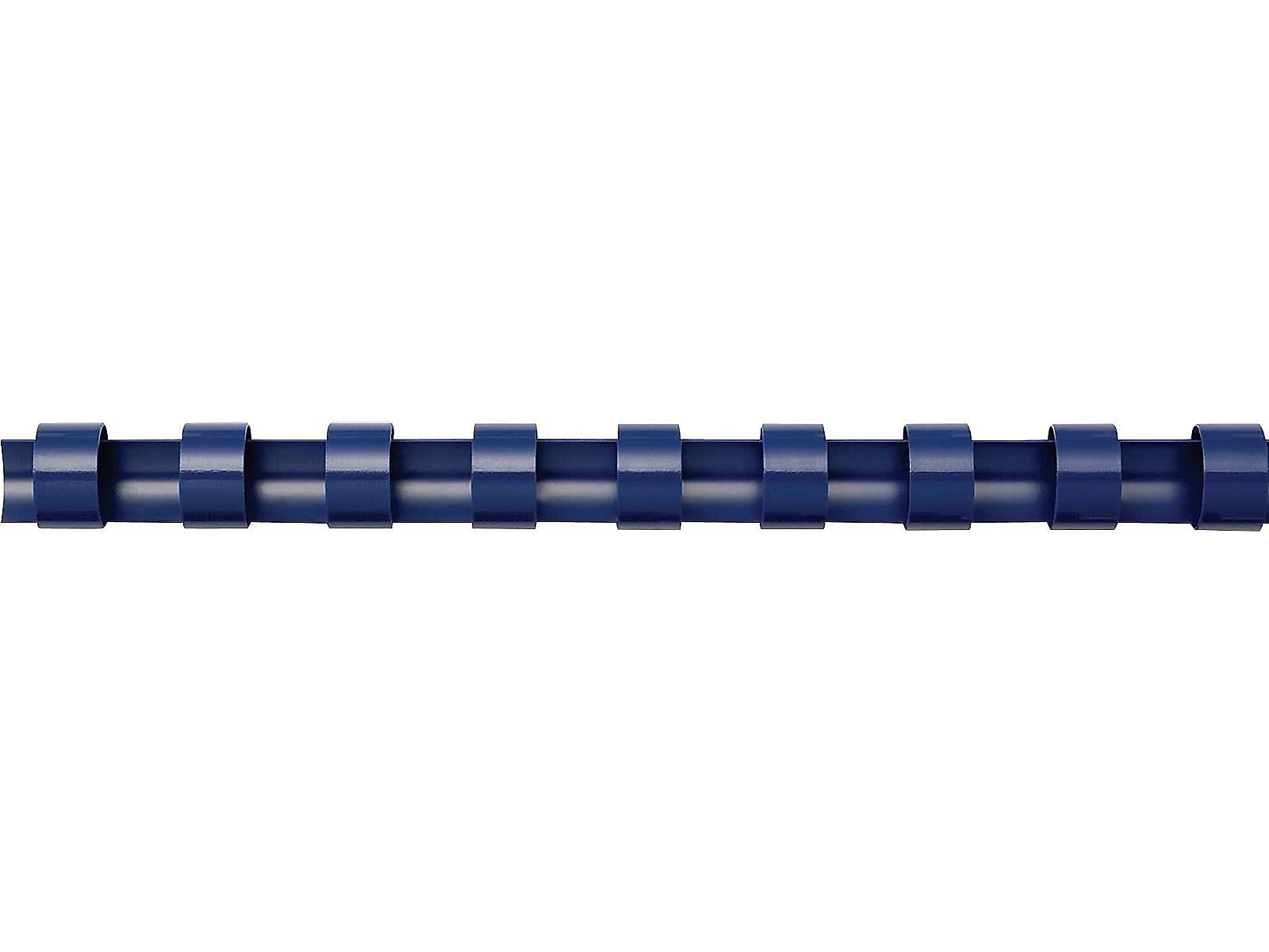 Fellowes Plastic Comb Bindings, 5/16 Inch Diameter, 40 Sheet Capacity, Navy Blue - 100 Pack