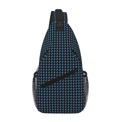 Sac à dos à bandoulière unique dauphin 3D ultra léger pour bouger