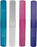 American Comb Toothbrush Holder (Blue,Pink,White,Purple) - Made in The USA. W/Ventilation Holes.