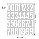 Zoom IMG-1 adesivi numerici in vinile bianco Zoom IMG-1 adesivi numerici in vinile bianco