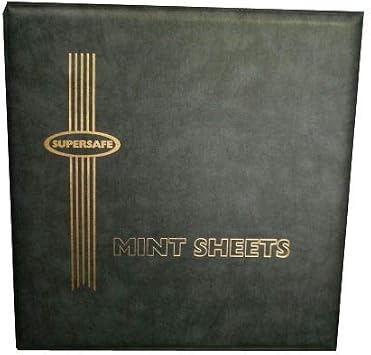 Supersafe Deluxe Mint Sheet Album MA1 Black