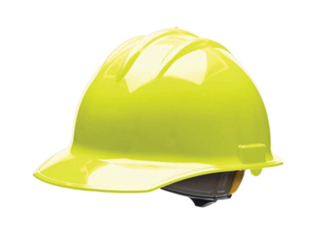 Bullard - Classic C30 - Hard Hat Safety Helmet 6 Point Suspension - Color: 6pt Ratchet Hi-Viz Yellow