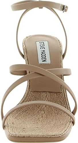 Steve Madden Women's Blessing Heeled Sandal, TAN, 10 | Image 1