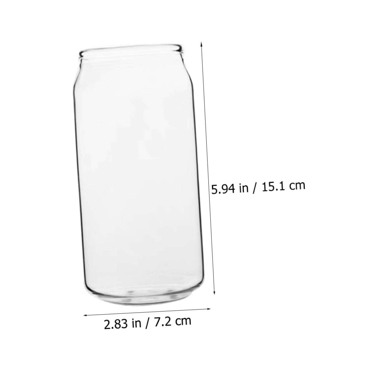 Set Da 4 Bicchieri in Vetro Resistenti Al Calore Coperchio e Cannuccia, Bicchieri Per Tè, Bevanda Calda, Latte, Cocktail, Per Casa e Feste