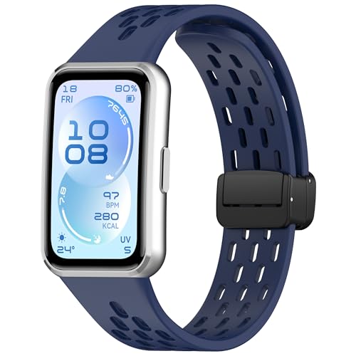 �݊��� For HUAWEI Band 11 Pro/HUAWEI Band 11 Aluminum ��p�o���h �����x���g �V���R���� ���C�o�b�N�� �������X�g�o���h �y�� �h�� �ʋC�� �ȒP���t�� (��)