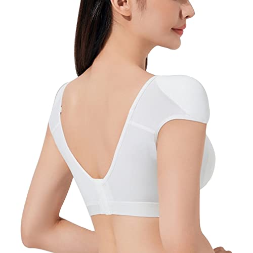 Épaulières intégrées 2 en 1 XL blanche correcteur épaules étroites et glissantes