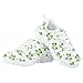 Biyejit Green Frogs Boys Girls Shoes Breathable Mesh Sneakers Lace Up Little Big Kids Non-Slip Walking Shoes Athletic Tennis Running Sneakers