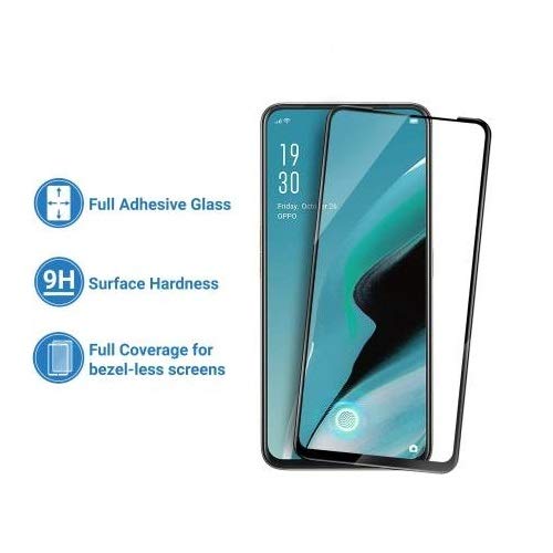 Image of STP FEEL� Tempered Glass Screen Protector Compatible for Realme Narzo 20 pro | Bubble-Free, Anti-Scratch Full Protection Durable Tempered Glass - Black, Pack of 1