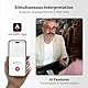 KI-Sprachrekorder, ATTO Note spezielle App zum Transkribieren und Zusammenfassen mit KI-Technologie, Unterstützung mehrerer Sprachen, Audiorecorder für Vorlesungen, Meetings, Memos, Anrufe – 64 GB