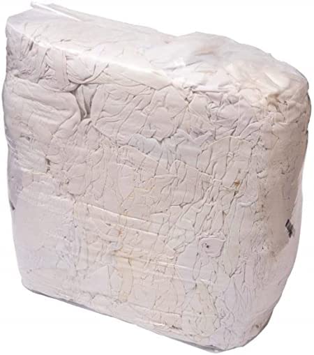 FHT White Cotton Cleaning Rags for Kitchen Countertops, Tabletops, and Spills etc...(10kg)