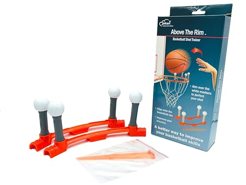 Jokari Basketball Shot Trainer Clips with 4 Flexible Visual Aids. Rim Attachment for Improved Shooting Accuracy. Adjustable Targets for Perfect Arc. EZ Snap and Zip Tie Installation for Hoop Training
