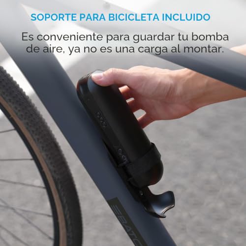 Bomba de aire 150PSI compresor eléctrico portátil e inflador de neumáticos recargable 6