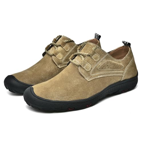 Men's Fashion Outdoor Leather Shoes, Comfortable Trekking Footwear - Perfect for Outdoor Adventures, Nature Walks & Daily Wear2