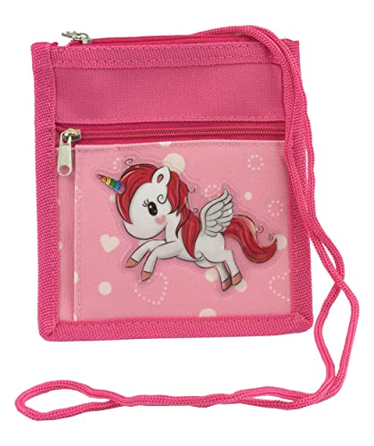 Stefano Brustbeutel Für Kinder - Roboter-Motiv In Dunkelblau Mit 12x13cm