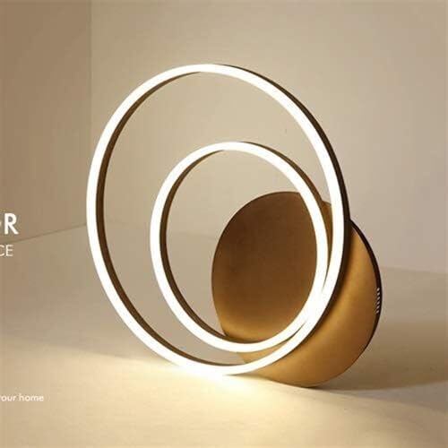 Lámpara de techo LED moderna Twos iluminación cálida para dormitorio y oficina 8