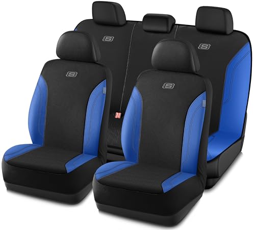 Housses de siège de voiture en cuir Skechers premium pour un confort durable en SUV
