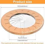 Circle Drawing Maker, Round Circle Template Ruler, Adjustable Circle Drawing Tool, Plotting Compass, Household Template Ruler Maker Tool