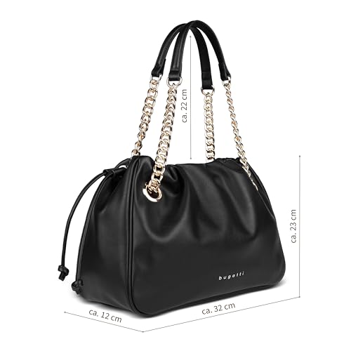 Sac à épaule Bugatti Leni M en simili cuir idéal pour le bureau