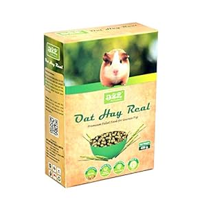 JiMMy Pet Products Oat Hay Real High Fiber Pellet Guinea Pig Food (400gm)