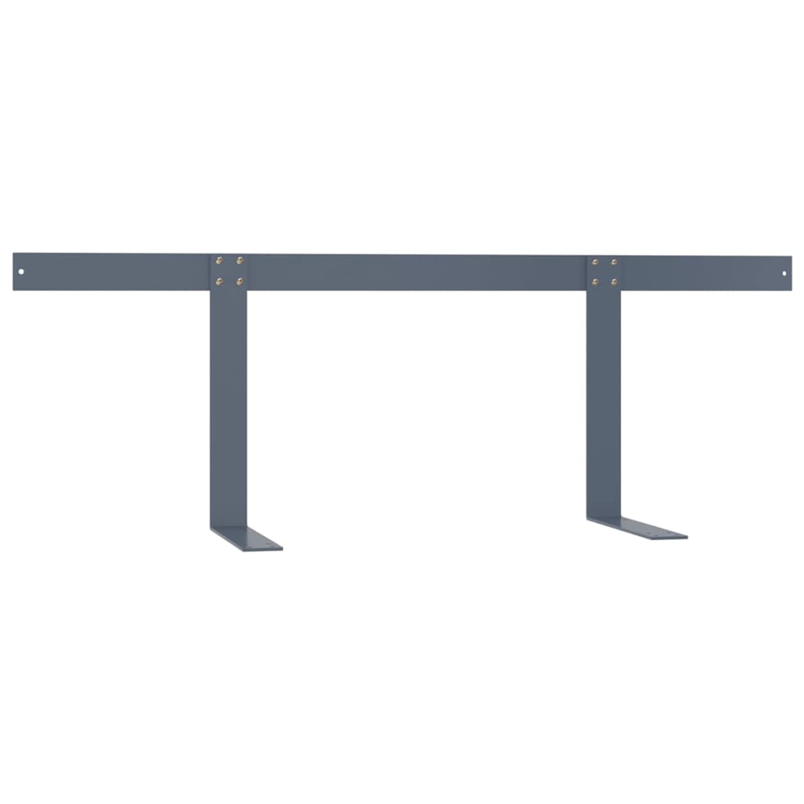 Respaldo para sofá palets Hierro 110 cm Gris Claro Accesorio Muebles de jardín