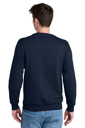 Port & Co Core Fleece Crewneck Pocket Sweatshirt-PC78PKT3