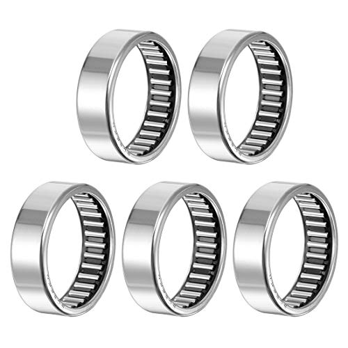 Image of sourcing map SCE228 Needle Roller Bearings, Drawn Cup Open End, 1-3/8-inch Bore 1-5/8-inch OD 1/2-inch Width 23700N Static Load 13600N Dynamic Load 5pcs